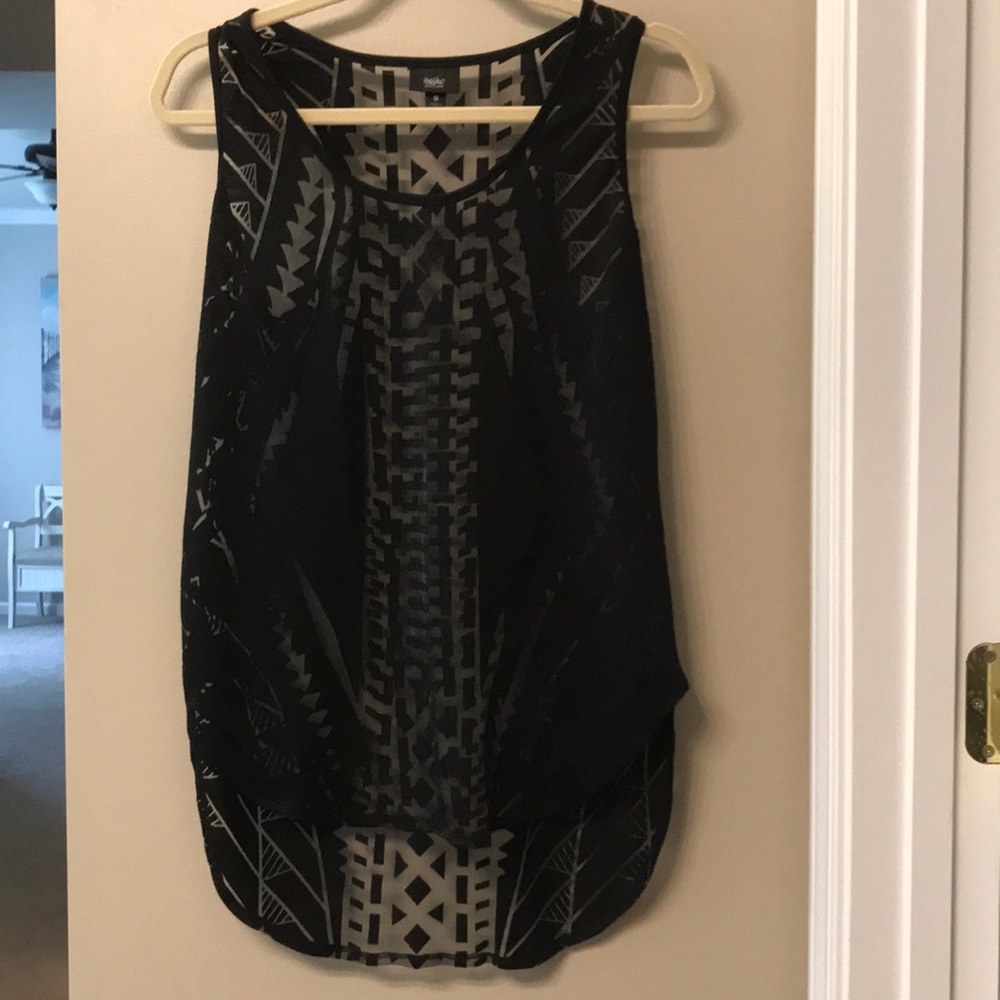 ☀️(3 for $15) NWOT Mossimo Sheer High Low Tank